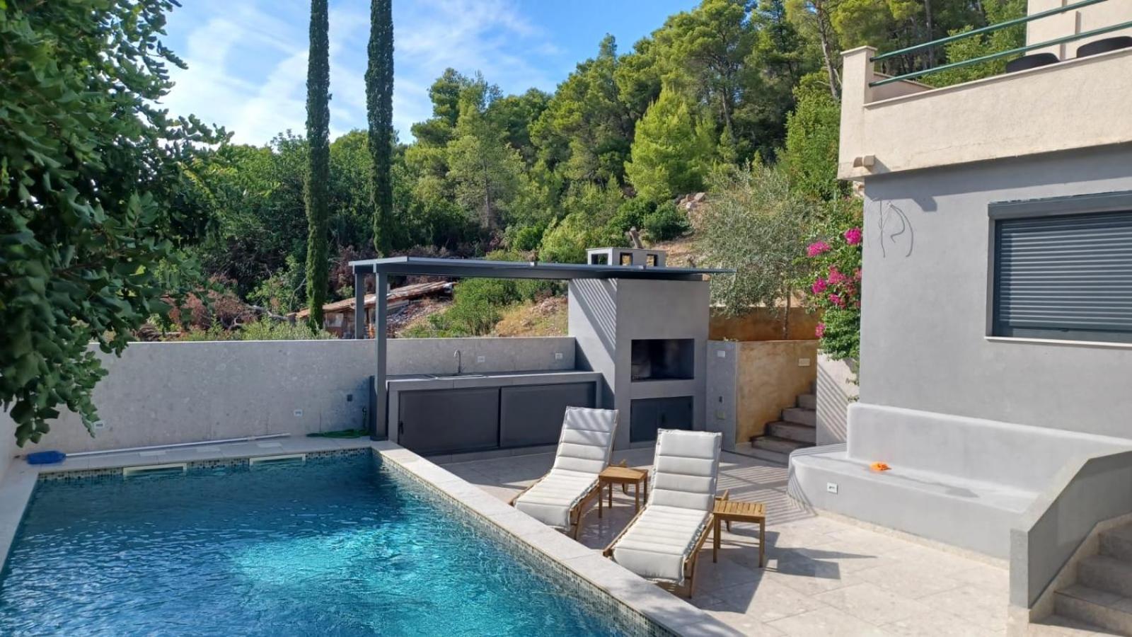 Apartments Belic With Pool 젤사 외부 사진